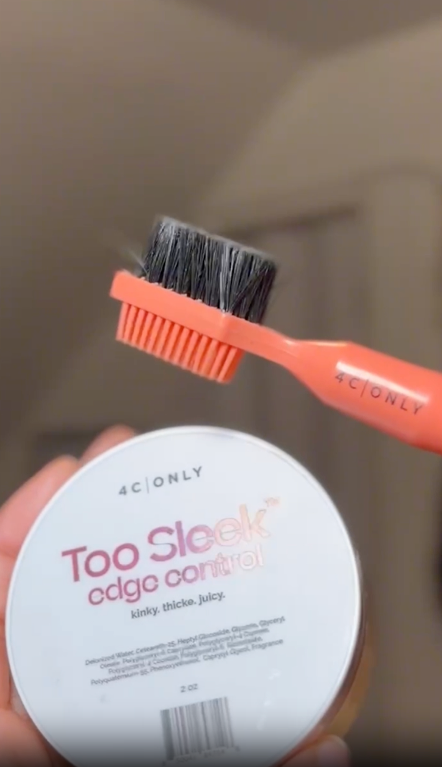 4C ONLY | Too Sleek Edge Control Set – 3-in-1 Swoop, Smooth & Style for Lasting Hold